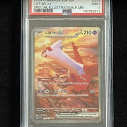 2024 POKEMON SSP EN LATIAS ex SPECIAL ILLUSTRATION RARE PSA 9