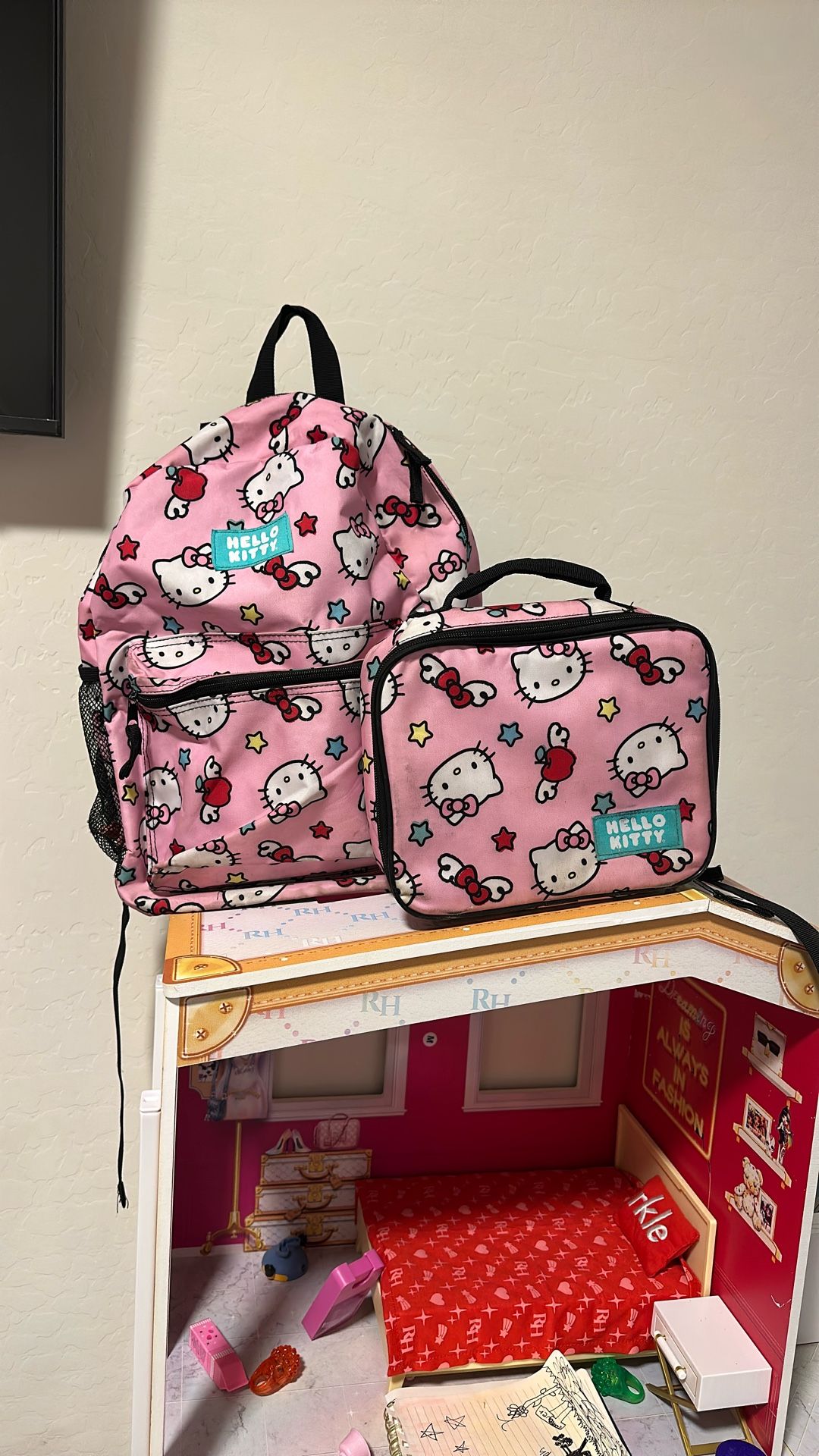 Hello Kitty Backpack + Lunchbox