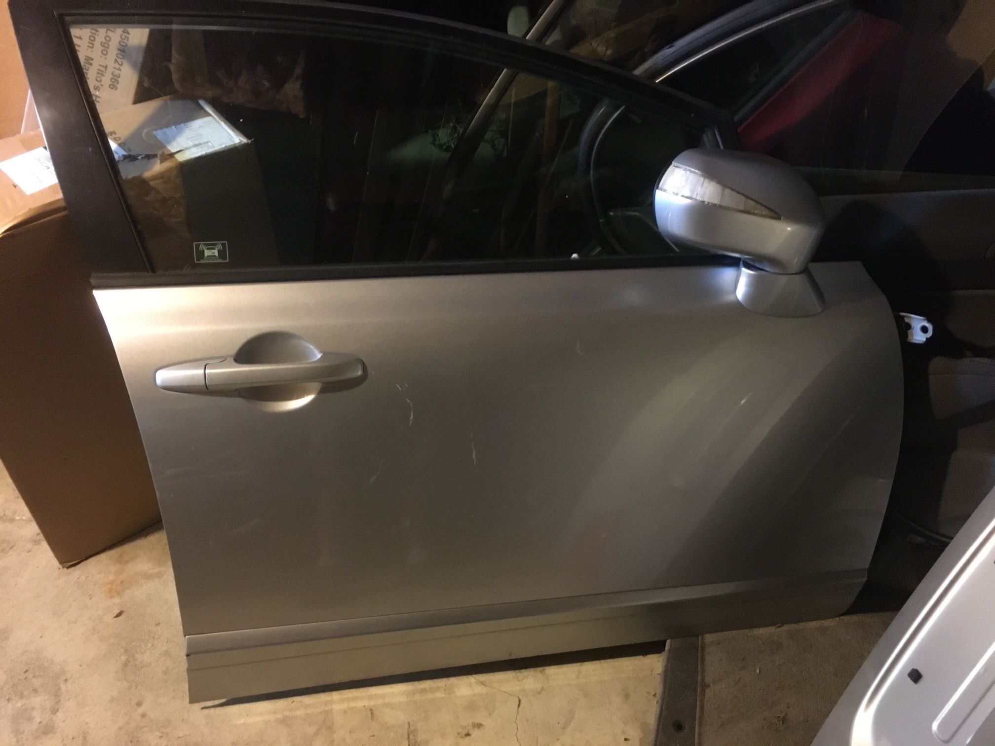2011 Honda Civic Passenger Side Door Silver