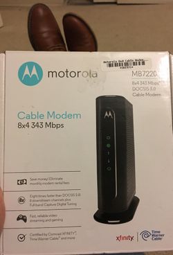 New Motorola Modem