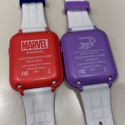 2 Kids Interactive Wrist Watch Marvel Spider Man And Jojo Siwa Game And Camera Watches (Retail $35 Each)