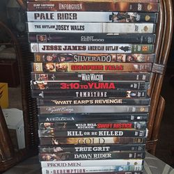 Western DVD Movies Collection, In Like New Condition 