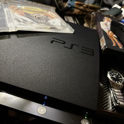 PS3 Slim  With Controller And Games