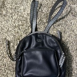 Black Medium Guess Backpack