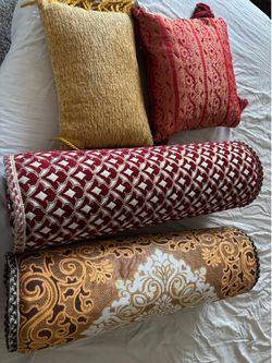 Bright home decor pillows