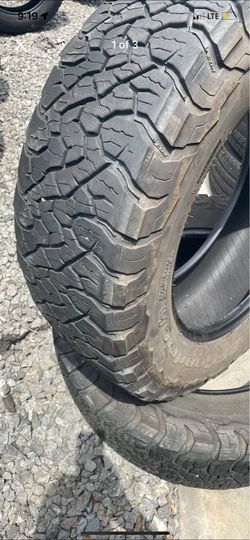 2 used tires Lt275/65/20 BFGoodrich $150 including tax installation and balance