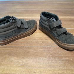 Kids Vans Sk8 Mid - Size 3 - Olive Green & Gum