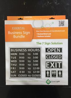 Business Sign Bundle
