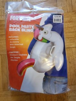 Fortnite Pool Party Back Bling Costume