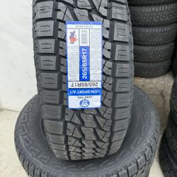 265 65 R17 A/T TIRES ON SALE VERY CHEAP PRICE 