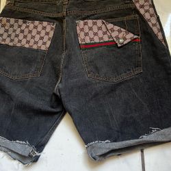 Gucci  Men Cut Short Jeans  Size 40