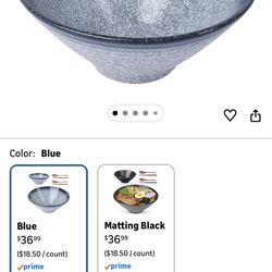 Large ceramic Japanese Ramen pho korean bbq Bowls