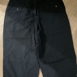 Women’s Karen Scott Black casual cargo chino pants