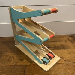 Lovevery Race And Chase Ramp With Two Cars. 