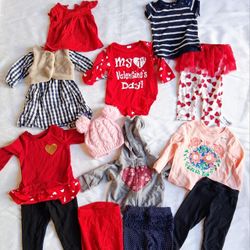Baby Girl Clothes Bundle Size 12mths 