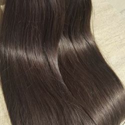 Brown Human Hair Micro Link Extensions