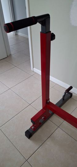 Dip and abs machines.