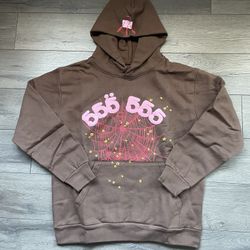 Brand new Spider Worldwide Angel Number 'Brown' Hoodie