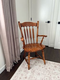Vintage solid wood chair