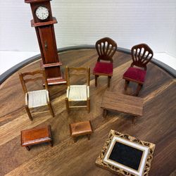 Vintage Handmade Dollhouse Furniture Lot Number Two