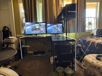 L-shaped desk