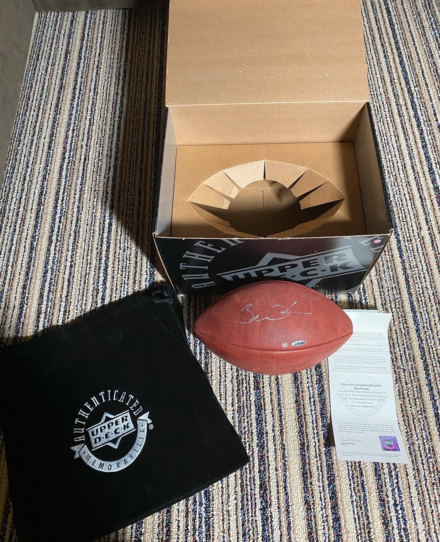 Dwyane Wade Heat UDA Upper Deck Signed Autograph NFL Duke Football 1/1 BOX RARE,All Products : American Fashion Style Bags On Sale
