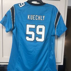 NFL Carolina Panthers #59 Luke Kuechly Nike Women’s Jersey Size Large 