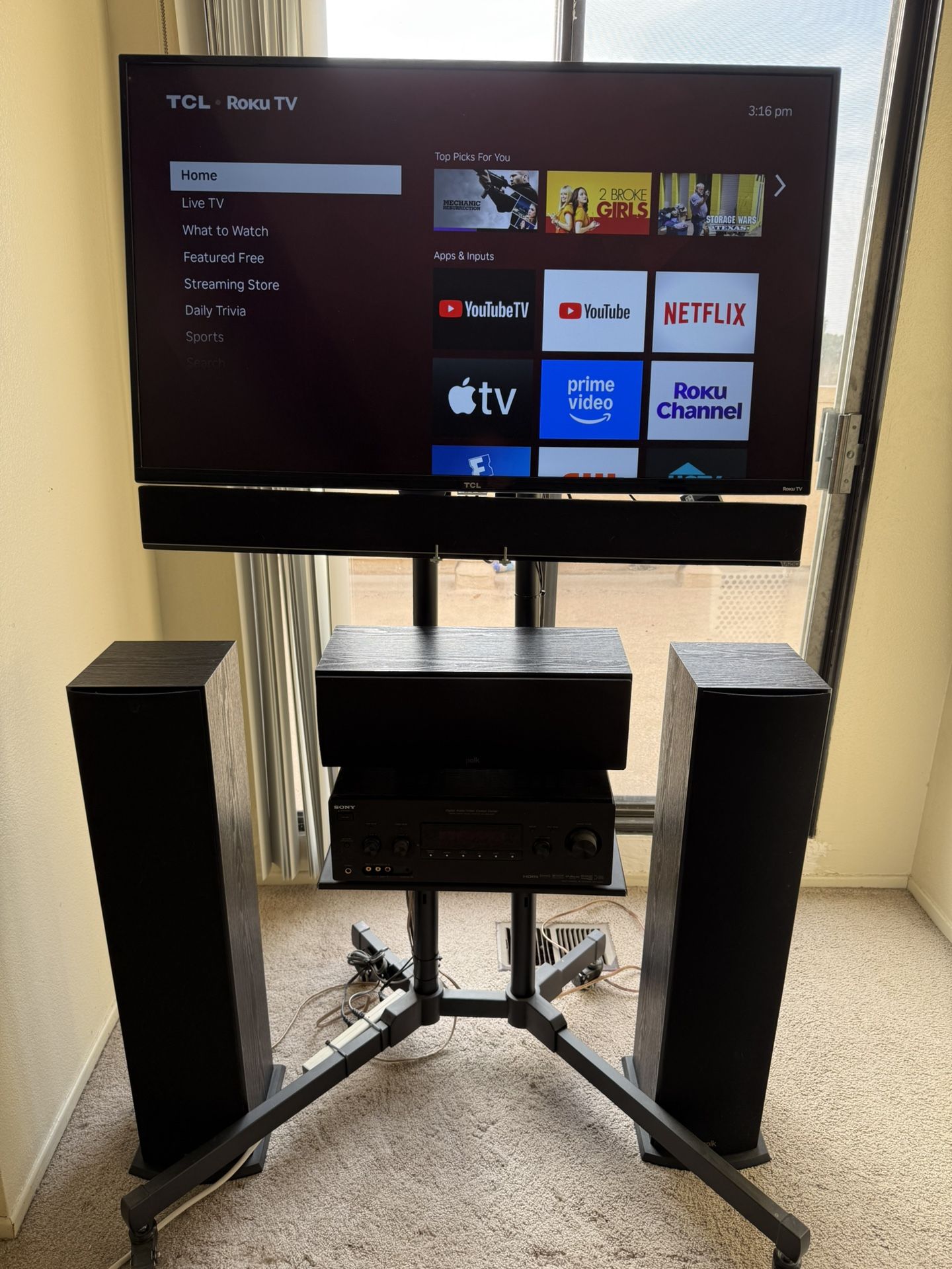 42 Inch TCL Roku TV Package