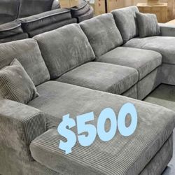 Sectional Couch Double Chase