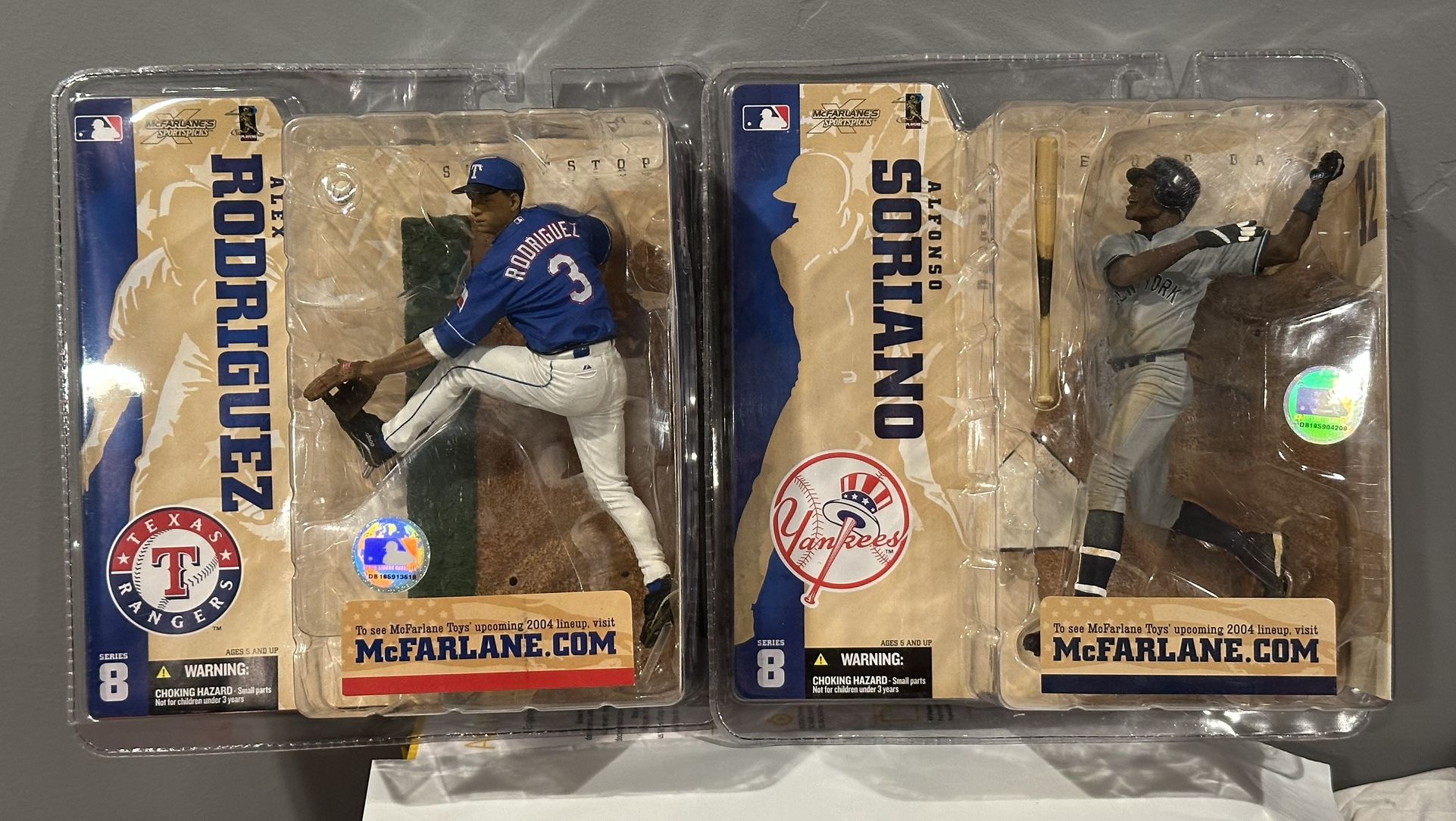Alex Rodríguez Alfonso Soriano McFarlane Baseball Figures