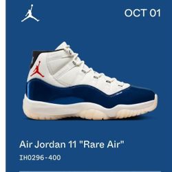 Jordan 11 Rare Air Size 12