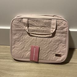 Travel Cosmetic Bag In Dusty Rose 