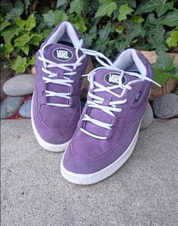 Vans Purple Suede Size US Mens 13 Like New