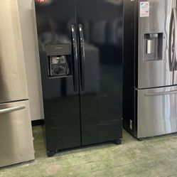 Black Frigidaire Side By Side Refrigerator