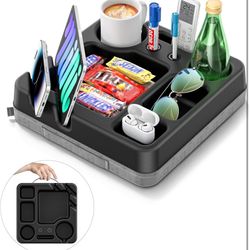 Couch Cup Holder Tray Couch Cup Holder Pillow Bed Tray Sofa Car Seat Caddy Beach Organizer
