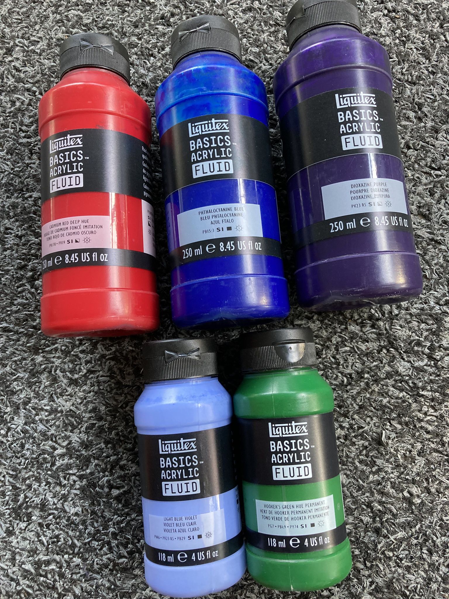 New All Shown Liquitex 8.45 & 4 Ounce Paints For $15