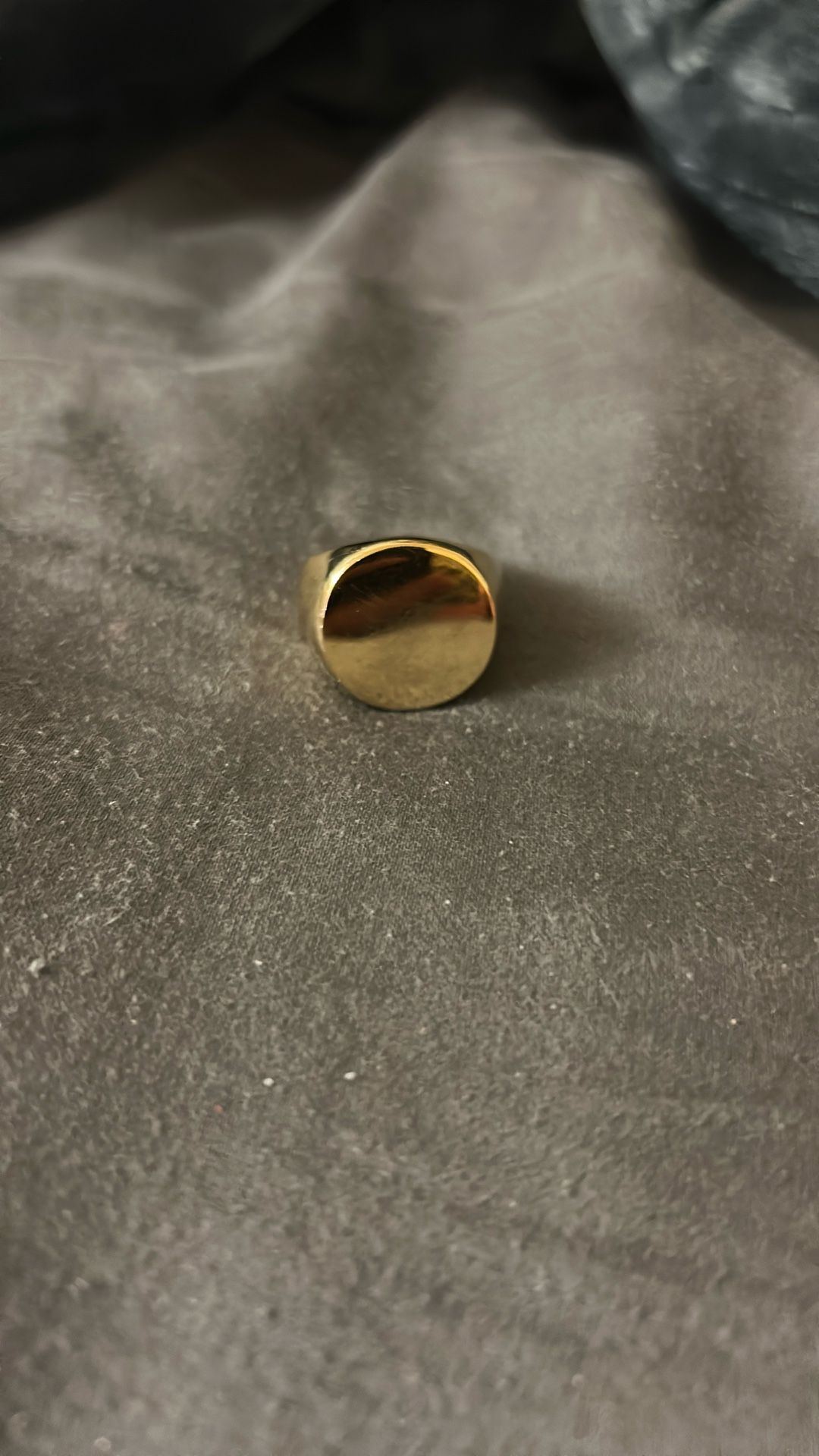 Plain Gold Signet Ring