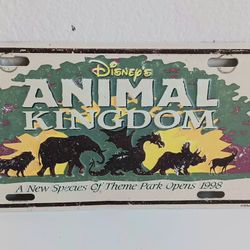 Vintage Disney's Animal Kingdom license Plate