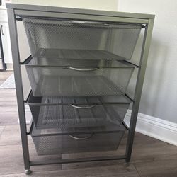 ELFA mesh storage dresser drawers cabinet