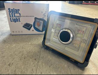Solar LED Light with Bluetooth Speaker