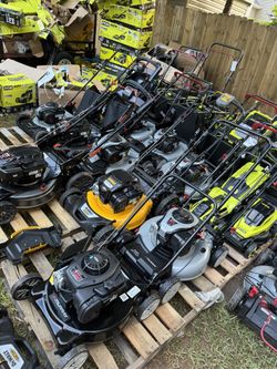 Gas Lawnmower Also Electric And Battery Available