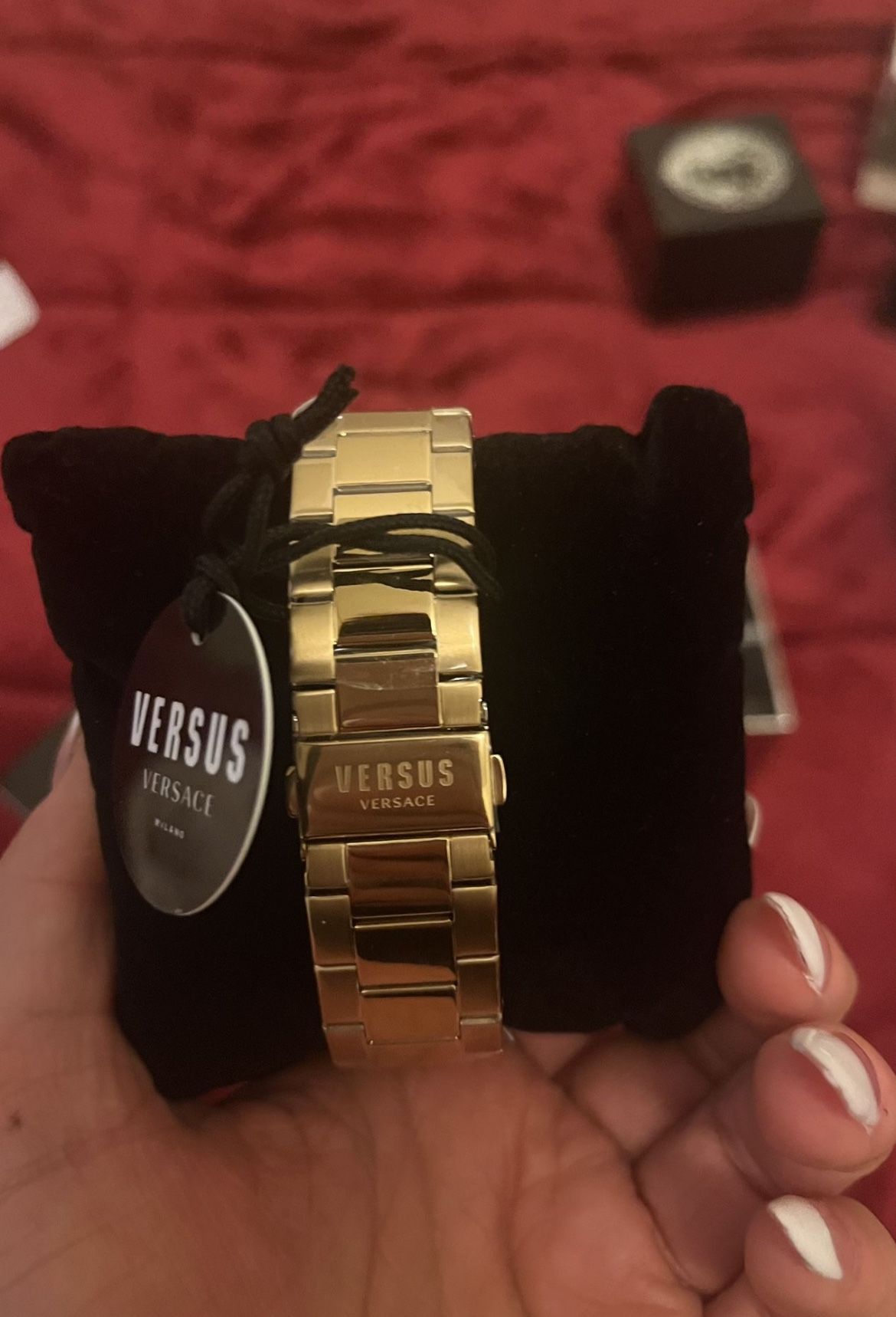 Men’s Gold Versace Watch