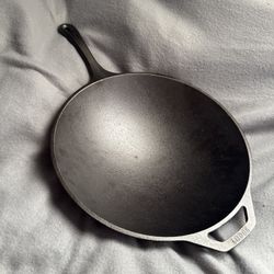 Lodge 12" Cast Iron Wok – Brand New  