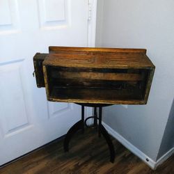 Antique Tibetan Or Style Hand Carved Tea Table