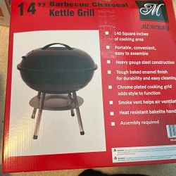 14” Bbq Charcoal Kettle Grill