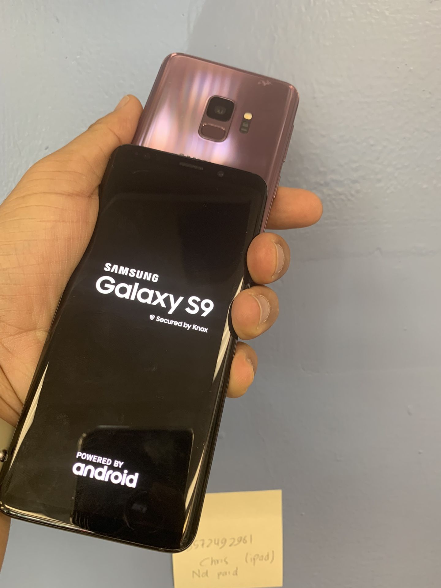 Samsung Galaxy s9 unlocked 64 gb , Sold with warranty 