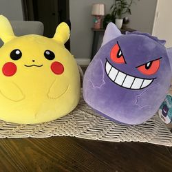 Gengar & Pikachu Squish-Mallows