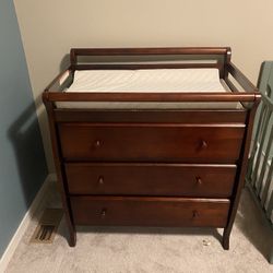 Changing Table With 3 Drawers