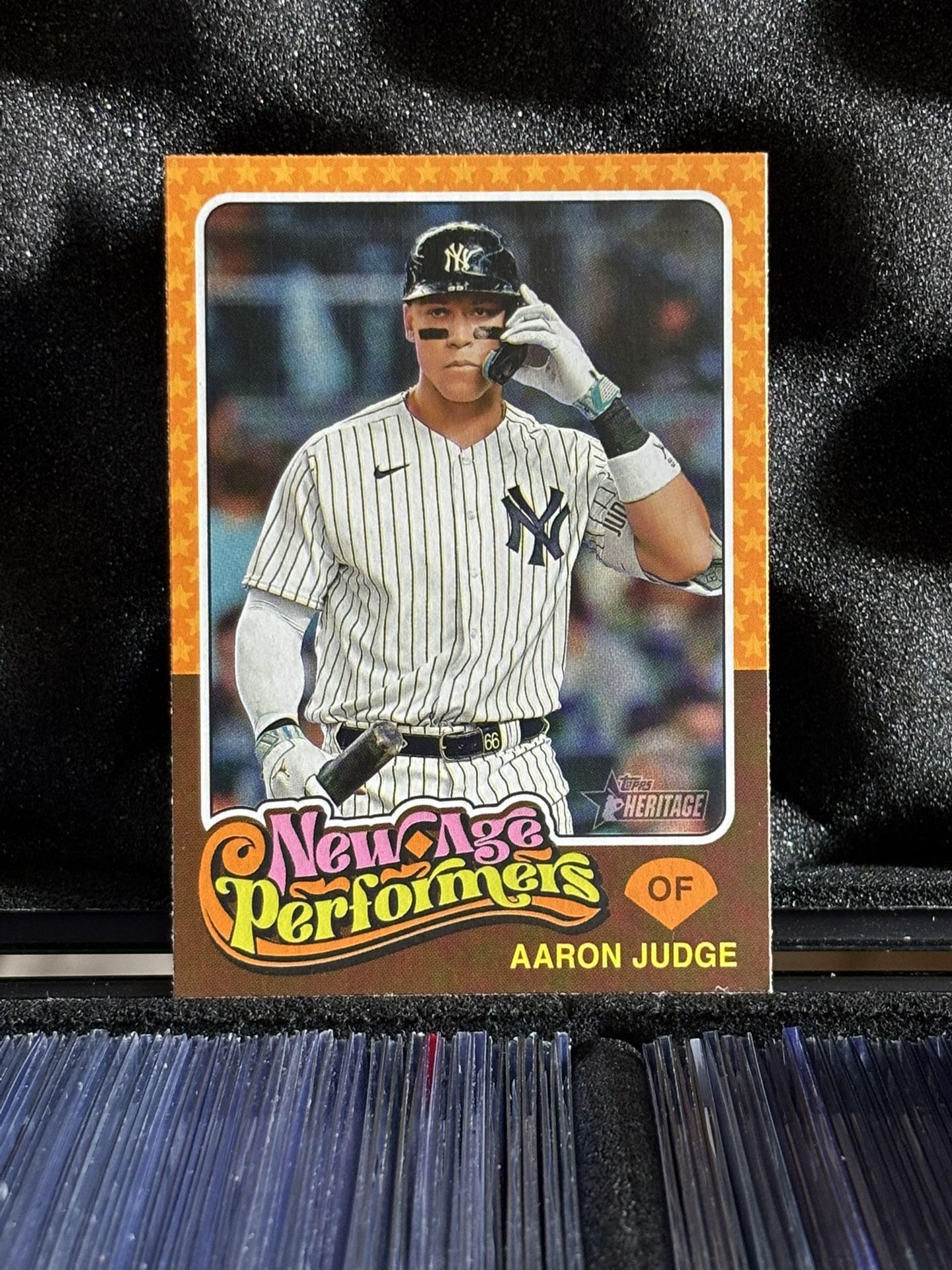2024 Topps Heritage Aaron Judge New Age Perfomers Insert Card