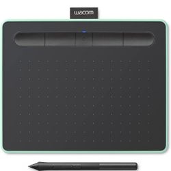 Wacom Intuos Small Bluetooth Graphics Drawing Tablet, Portable for Teachers, Students and Creators, 4 Customizable ExpressKeys, Compatible with Chrome